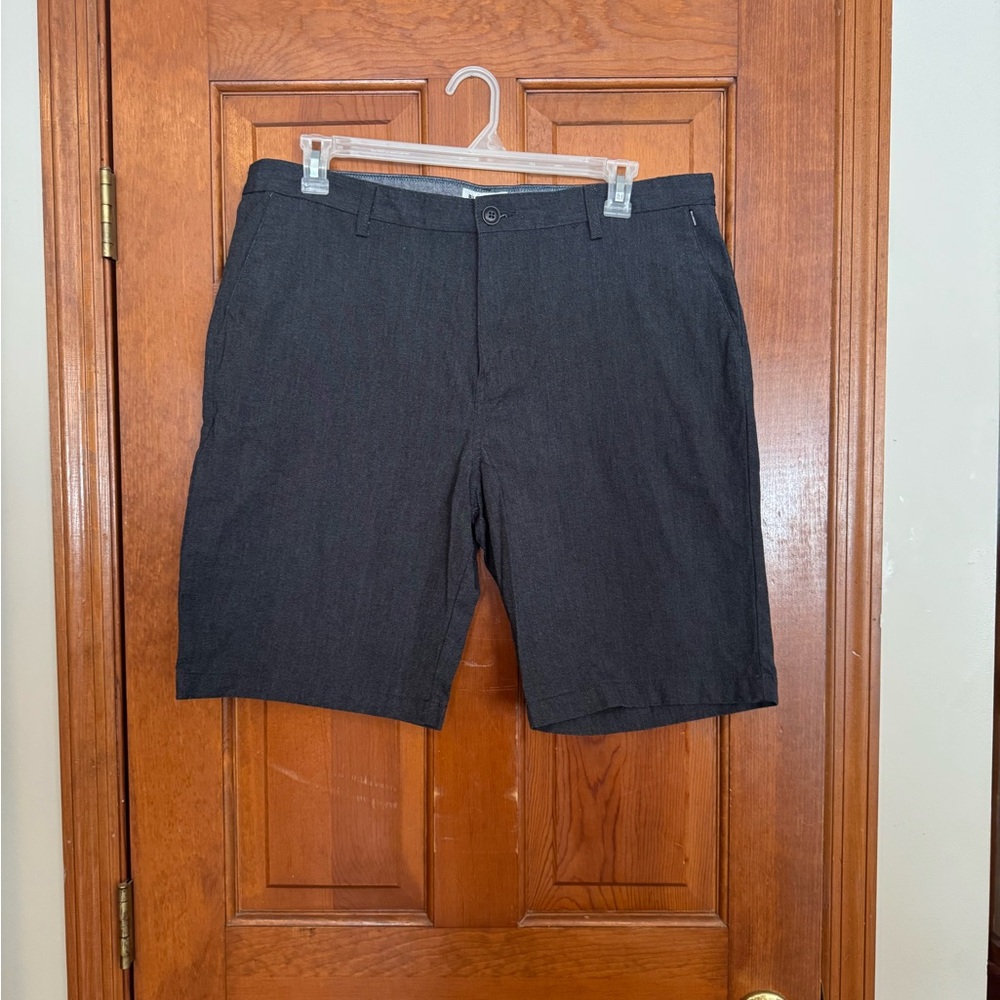 Billabong Men's Dark Gray Flat Front Shorts